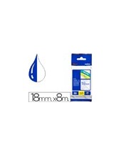 TZE-243 CINTA BROTHER AZ./BL. 18MMX8MT. 2