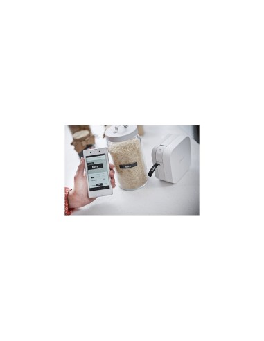 ROTULADORA BROTHER PTP300BT CUBE TERMICA BT.VEL. 20MM/S ANCHO 12MM