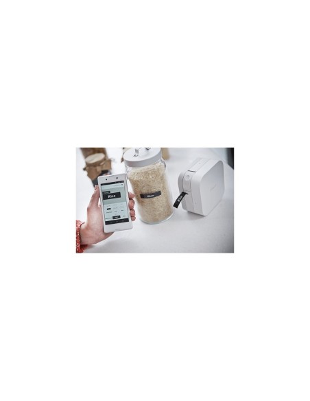 ROTULADORA BROTHER PTP300BT CUBE TERMICA BT.VEL. 20MM/S ANCHO 12MM