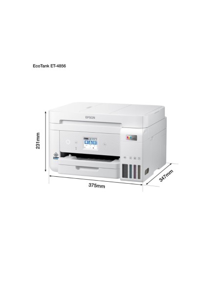 EPSON ECOTANK ET-4856 TINTA 33PPM SCANER COPIA FAX BAND.ENTRADA 250H.