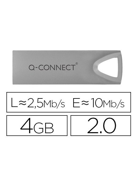 MEMORIA USB 4GB Q-CON. 2.0 FLASH PREMIUM