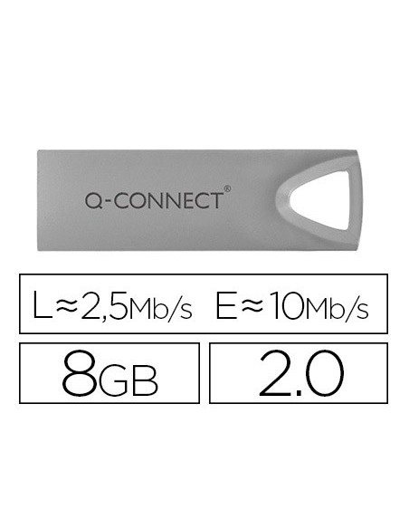 MEMORIA USB 8GB Q-CON. 2.0 FLASH PREMIUM