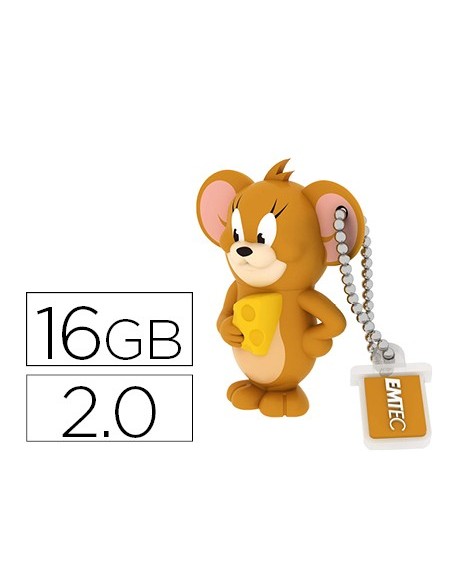 MEMORIA USB 16GB EMTEC 2.0 FLASH JERRY