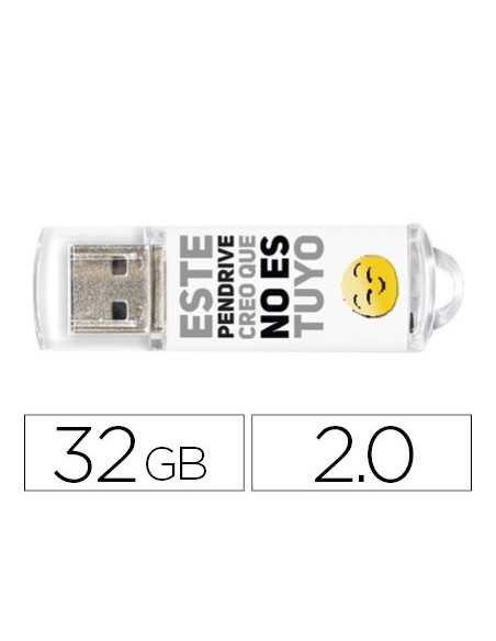 MEMORIA USB 32GB TECHONETECH 2.0 FLASH NO ES TUYO