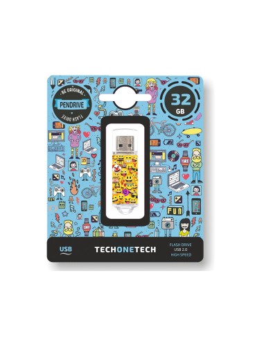 MEMORIA USB TECH ON TECH EMOJITECH EMOJIS 32GB