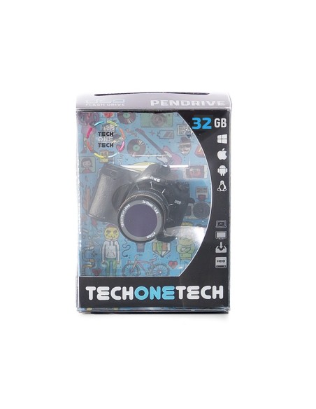 MEMORIA USB TECH ON TECH CAMARA FOTOS THE PERFECT ONE 32GB