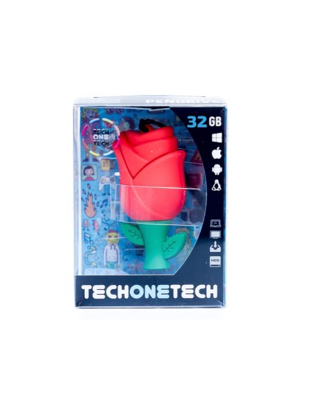 MEMORIA USB TECH ON TECH ROSA ONE 32GB