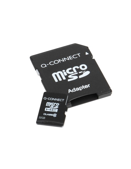 TARJETA MEMORIA 32GB Q-CON. SD MICRO FLASH CLASE 6 ADAPTADOR