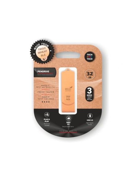 MEMORIA USB TECH ONE TECH ECOTECH BIODEGRADABLE 32GB USB 2.0