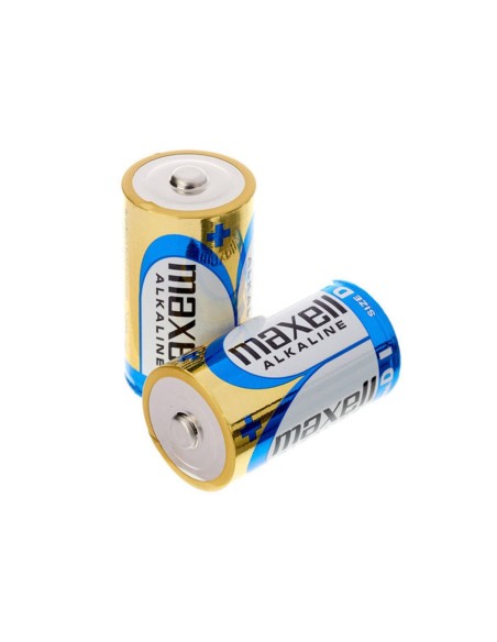 PILA MAXELL ALCALINA 1.5V TIPO D LR20 BLISTER DE 2 UNIDADES