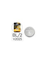 PILA DURACELL ALCALINA BOTON CR2025 BLISTER 2 UD. 2