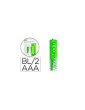 PILA Q-CON.ALCALINA AAA RECARGABLE BLISTER 2 UD. 2