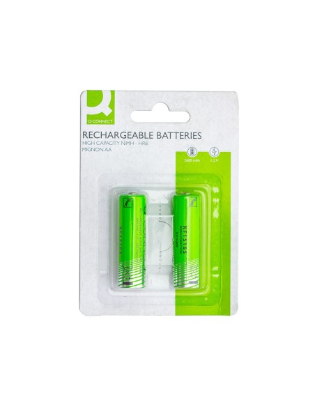 PILA Q-CON.ALCALINA AA RECARGABLE BLISTER 2 UD.