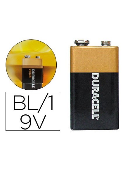 PILA DURACELL ALCALINA 9 VOLT.-BLISTER C/1 PILA