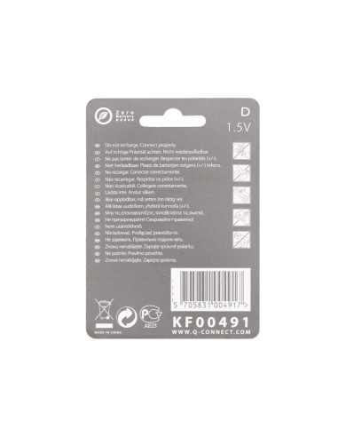 PILA Q-CON.ALCALINA D BLISTER C/2 PILAS LR20