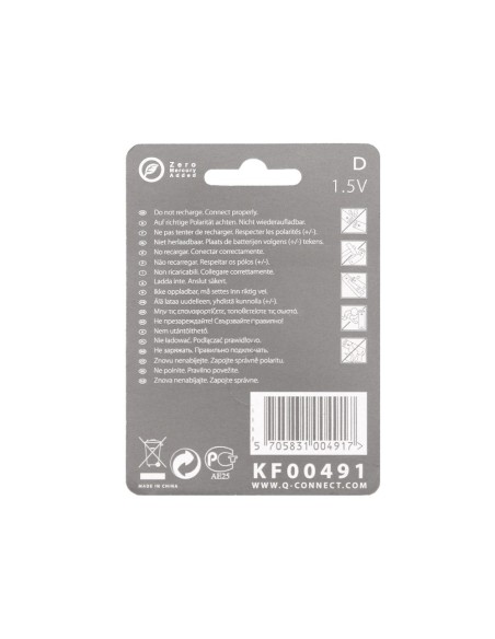 PILA Q-CON.ALCALINA D BLISTER C/2 PILAS LR20