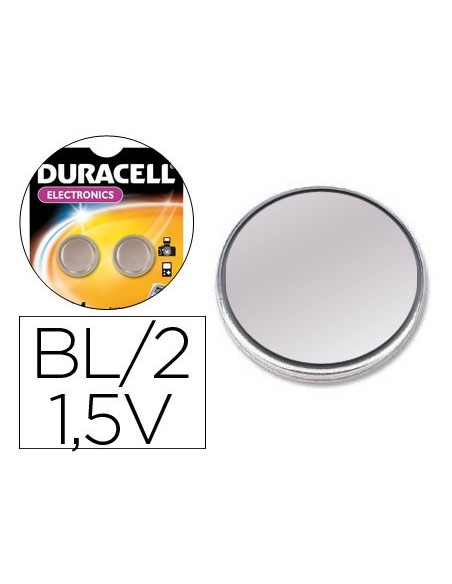 PILAS DURACELL ALCALINAS LR44 BLISTER 2 BOTON LR44