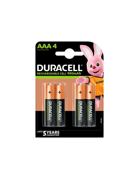 PILA DURACELL RECARGABLE STAYCHARGED AAA 800 MAH BLISTER 4 UNIDADE