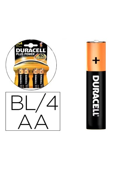 PILA DURACELL RECARGABLE AA 1300 MAH BLISTER 4 UD.