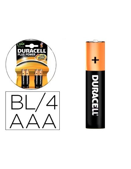 PILA DURACELL RECARGABLE AAA 750 MAH BLISTER 4 UD.