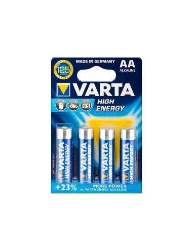 PILA VARTA ALCALINA LONGLIFE POWER AA TIPO LR-06 4 UD.