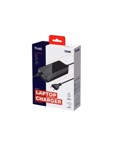 ADAPTADOR CORRIENTE TRUST PORTATIL CHARGER 19V-70W 6 CONECTORES