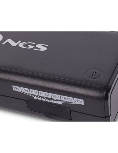 ADAPTADOR CORRIENTE NGS MANUAL LAPTOP 90W 11 ADAPTADORES