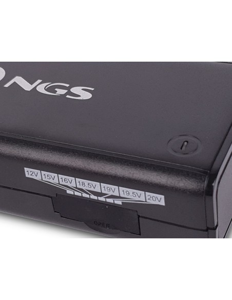 ADAPTADOR CORRIENTE NGS MANUAL LAPTOP 90W 11 ADAPTADORES