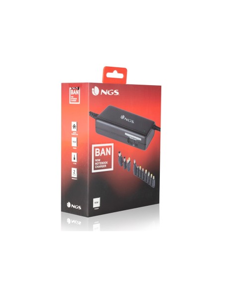 ADAPTADOR CORRIENTE NGS MANUAL LAPTOP 90W 11 ADAPTADORES