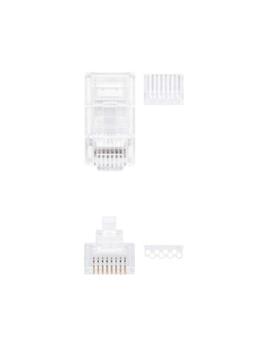 CONECTOR RJ45 8 HILOS CATEGORIA 6