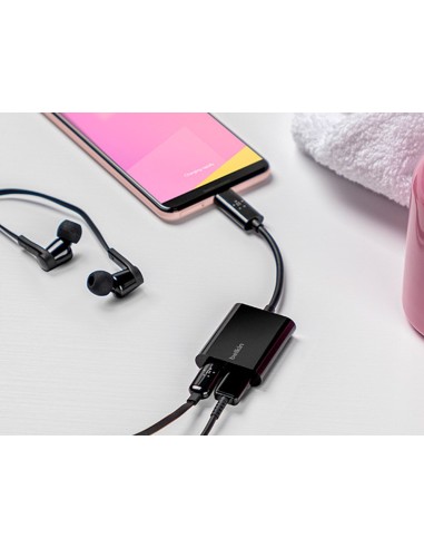 ADAPTADOR BELKIN F7U081BTBLK USB-C AUDIO CARGA NG.