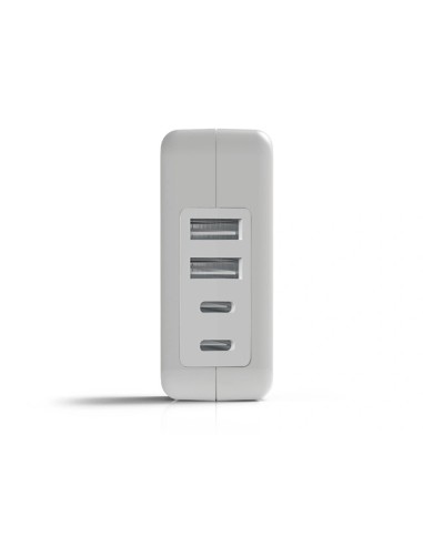 CARGADOR PARED GROOVY 4 USB BL.