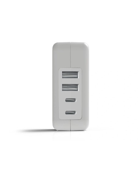 CARGADOR PARED GROOVY 4 USB BL.