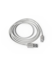 CABLE GROOVY USB 2.0 A APPLE LIGHTNING CABLE 2 METROS BL.