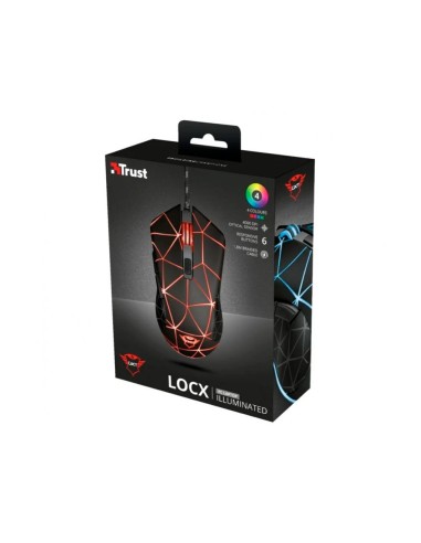 RATON TRUST GXT133 LOCX GAMING OPTICO LED 800-4000 PPP 6B USB NG.