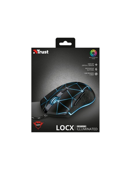 RATON TRUST GXT133 LOCX GAMING OPTICO LED 800-4000 PPP 6B USB NG.