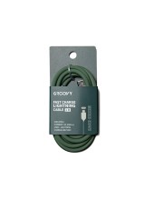 CABLE GROOVY USB 2.0 TIPO C A TIPO C 1MT.SILICONA VE. SALVIA