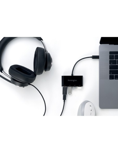 HUB CH1200 USB-C 10GBPS CARGADOR 4 PUERTOS USB-A 3.2