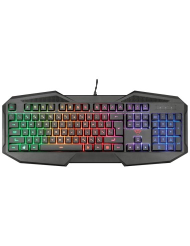 TECLADO TRUST GXT 830-RW AVONN GAMING RAINBOW USB 2.0 1,4 M