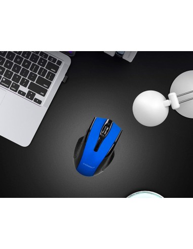 RATON Q-CON.OPTICO INALAMBRICO 1000 DPI RECEPTOR USB 2,4 GHZ AZ.