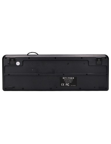 TECLADO Q-CON. C/CABLE 1,5M COMP.WIND. NT/ME/2000/XP/7/8/VISTA NG.