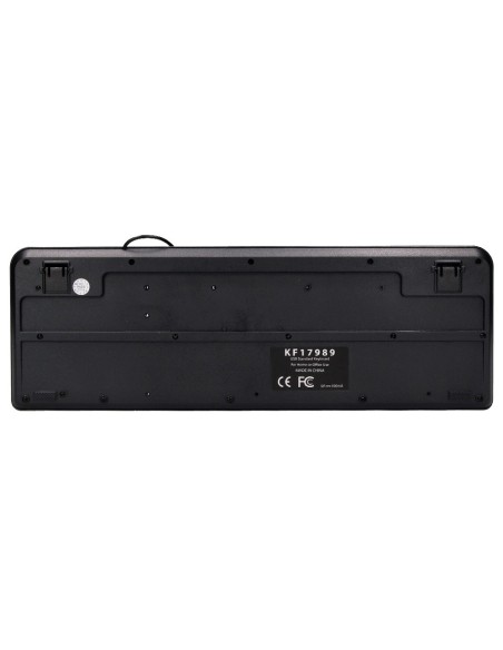 TECLADO Q-CON. C/CABLE 1,5M COMP.WIND. NT/ME/2000/XP/7/8/VISTA NG.