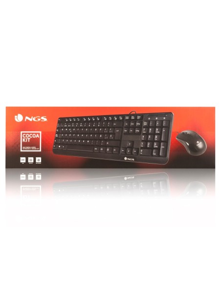 SET TECLADO RATON CABLE NGS COCOA USB NG.