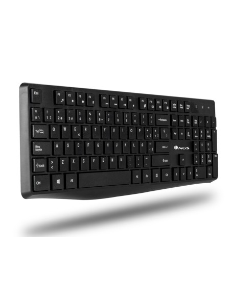 SET TECLADO RATON NGS ALLURE MULTIME INALAMBRICO USB NANO 2,4 GHZ NG.