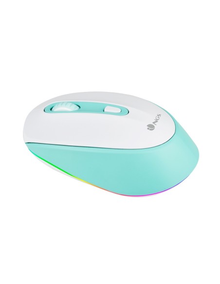 RATON NGS SMOG OPTICO 1000/1600/2400 DPI 3 BOT.USB 2,4 GHZ LUCES