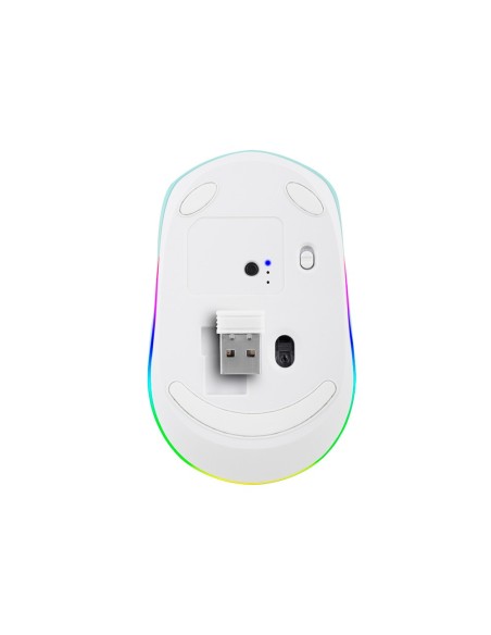 RATON NGS SMOG OPTICO 1000/1600/2400 DPI 3 BOT.USB 2,4 GHZ LUCES