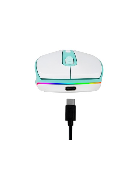 RATON NGS SMOG OPTICO 1000/1600/2400 DPI 3 BOT.USB 2,4 GHZ LUCES