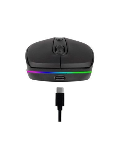 RATON NGS SMOG OPTICO 1000-2400 DPI 3 BOTONES USB 2,4 GHZ 15 MODOS