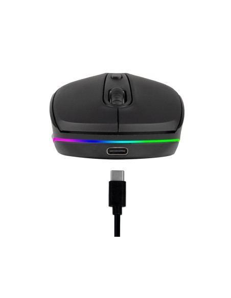 RATON NGS SMOG OPTICO 1000-2400 DPI 3 BOTONES USB 2,4 GHZ 15 MODOS
