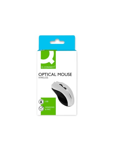 RATON Q-CON.OPTICO INALAMBRICO 1000 DPI RECEPTOR USB 2,4 GHZ BL.